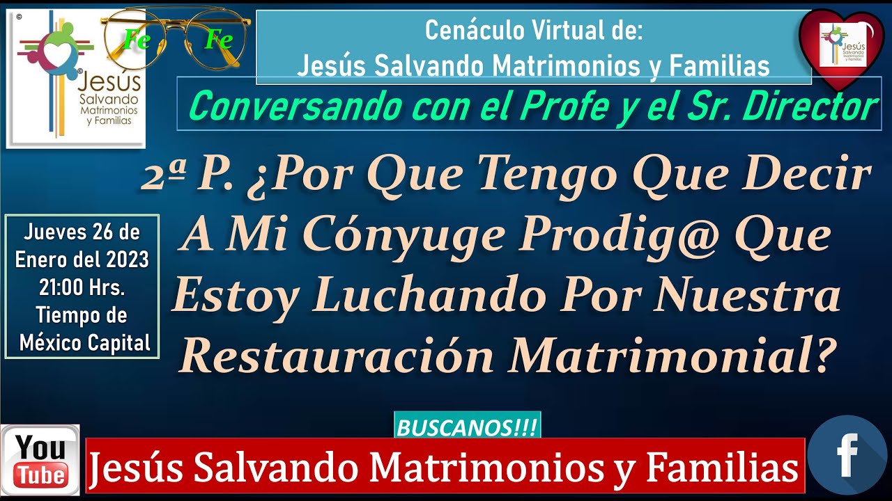 2ªPor Que Tengo Que Decir A Mi Cónyuge Prodig@, Estoy Luchando Por Nuestra Restauración Matrimonial?