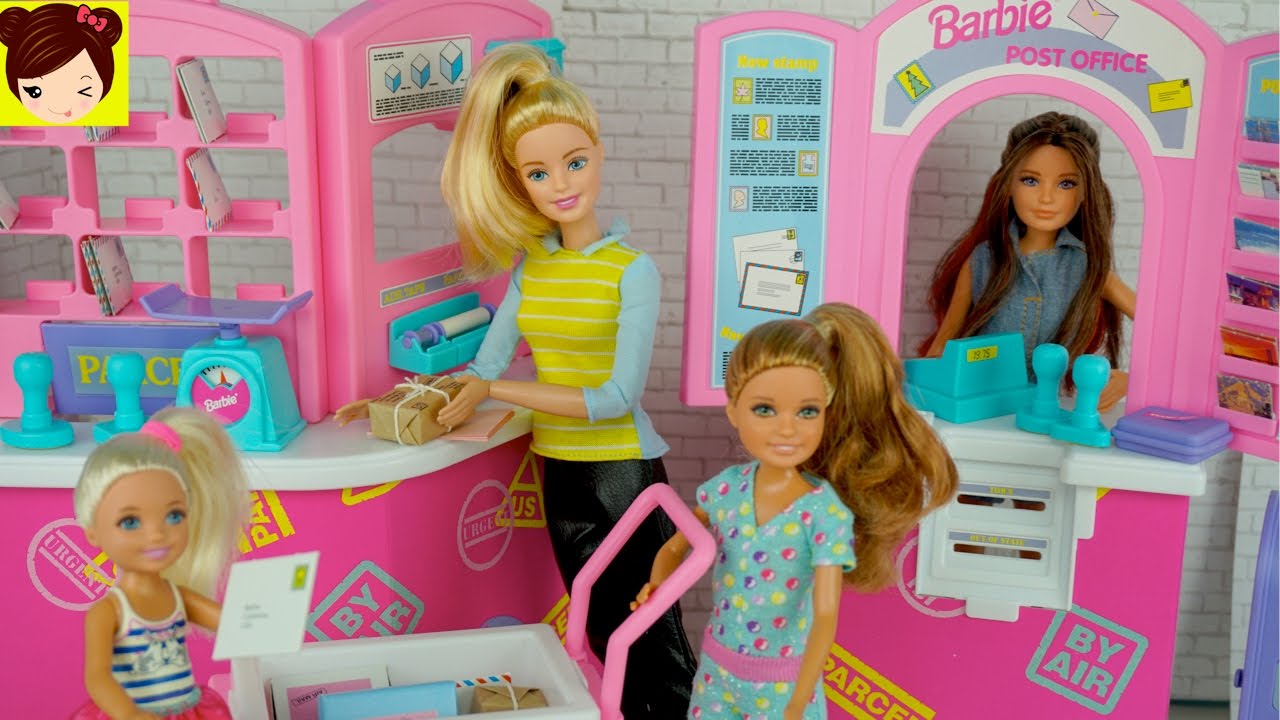 Barbie and Her Sisters Work at The Post Office Playset - Toy Stories For Kids