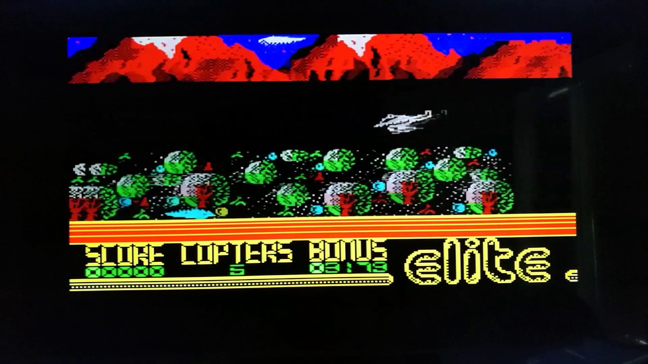 Airwolf Unemulated zx spectrum game playthrough