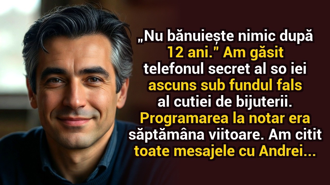 Am Găsit Telefonul Secret Al Soției—Ultimul Mesaj Spunea: „Nu Bănuiește Nimic.”