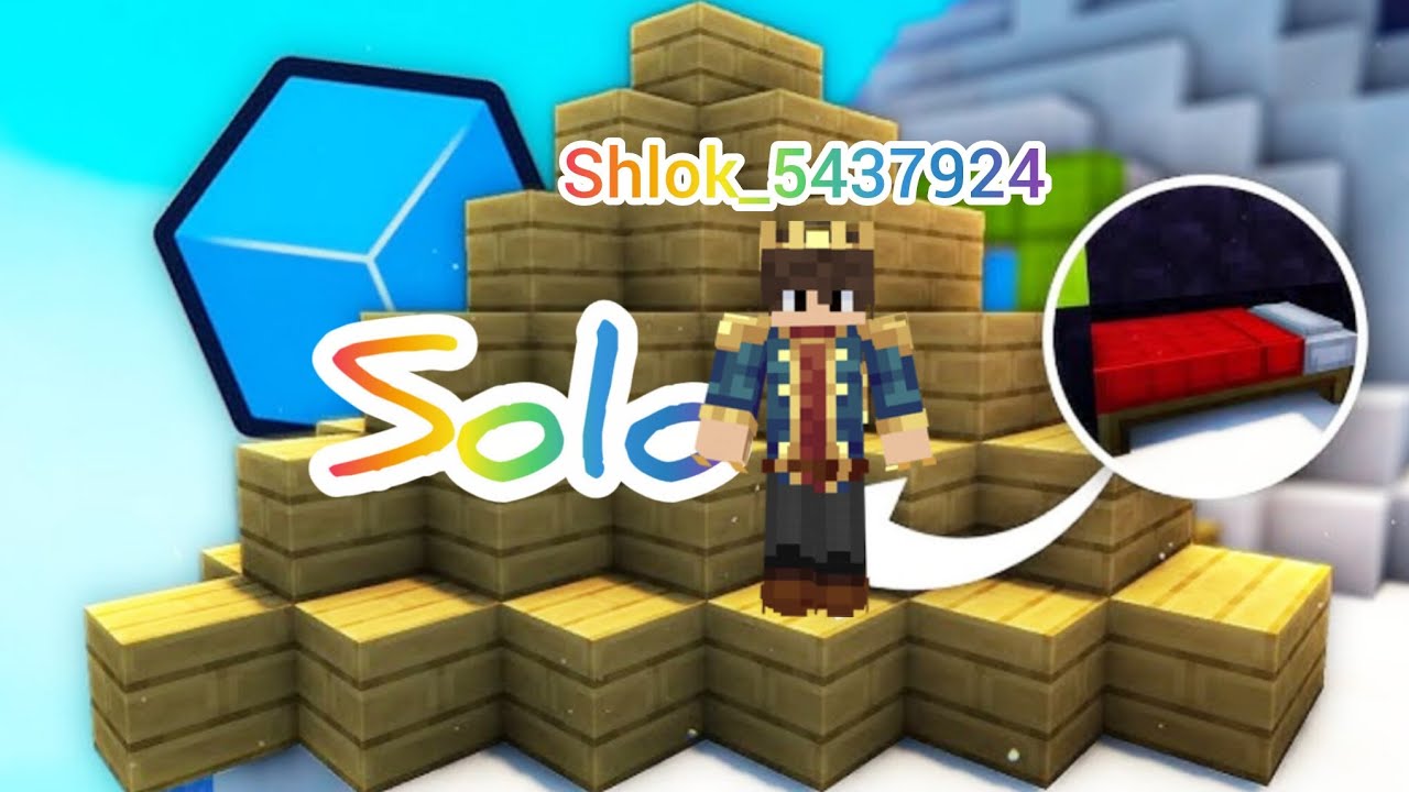 Playing bedwars solo again 🤗😃🙂