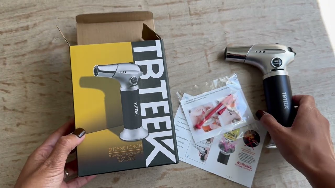 Chefs Best Butane Torch - TBTEEK Butane Torch