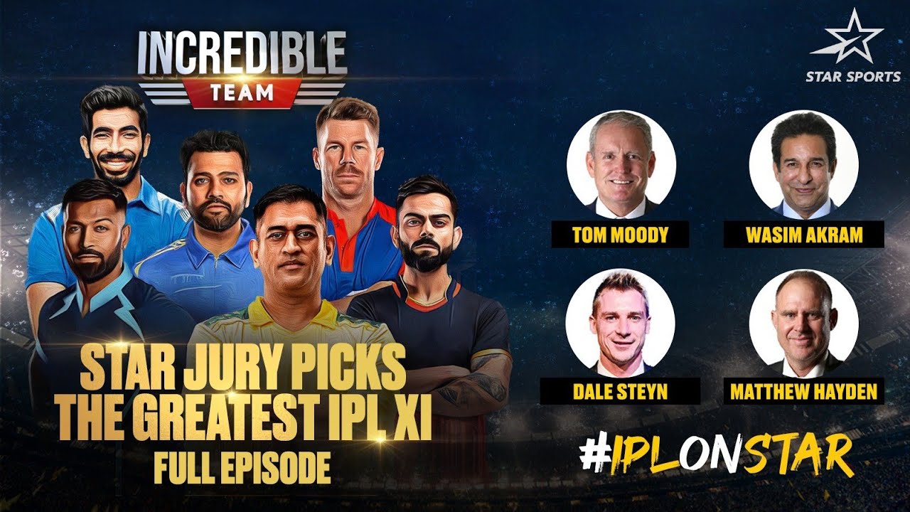 Star Jury picks IPL's best team ever; disagrees with fan poll | IPL on Star|Wasim Steyn Moody Hayden