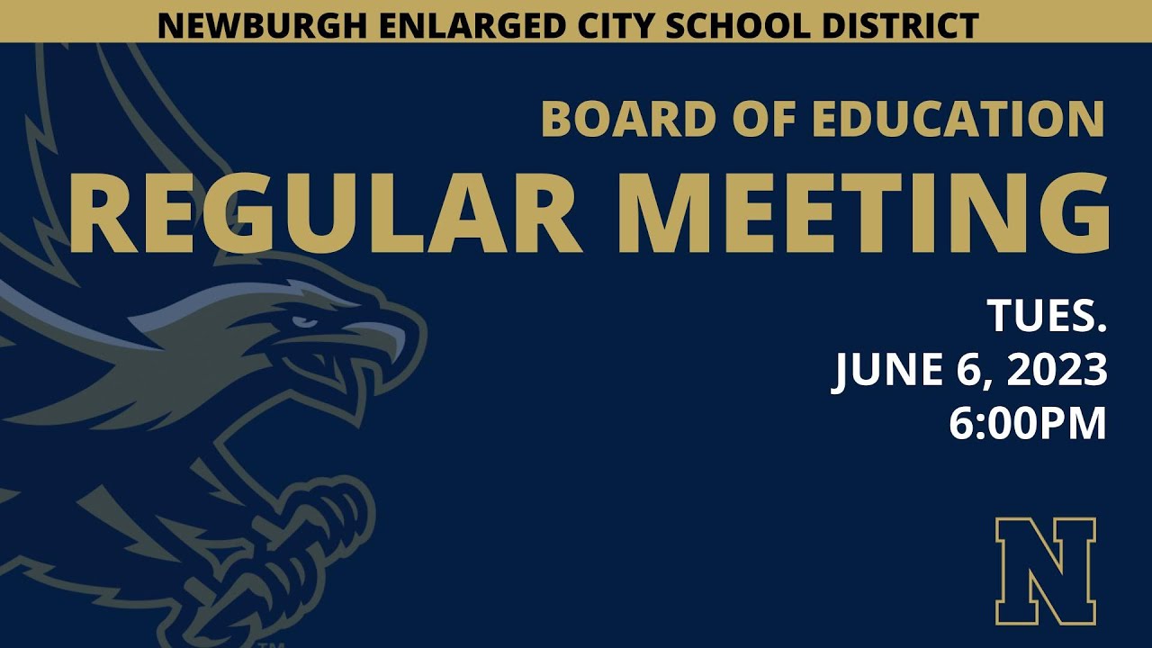 BOE Regular Meeting - June 6, 2023 - 6:00PM