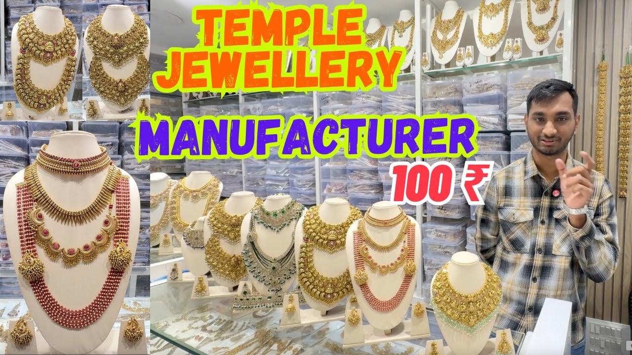 Zaveri Bazar BIGGEST Temple Jewellery Manufacturers Mumbai | Mumbai BEST South Jewellery Wholesalers