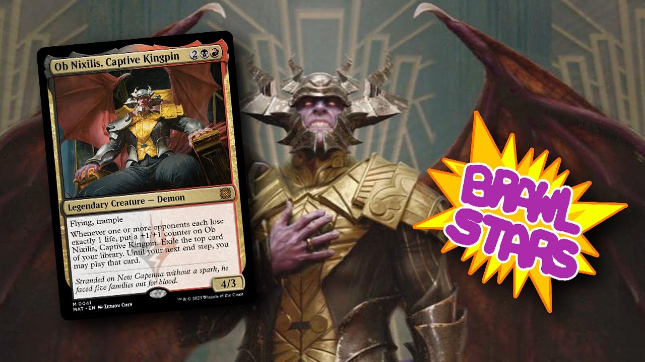Brawl Stars: Ping King Kingpin - Ob Nixilis, Captive Kingpin Rakdos Historic Brawl