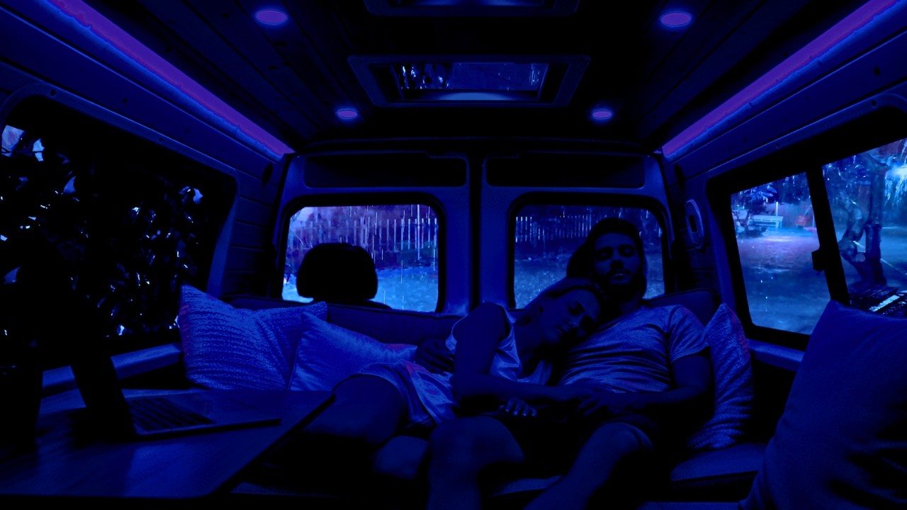 Rain Sounds🚐 Heavy Rainstorm Inside the Car – Deep Sleep, Anxiety Relief & Focus Boost Soundscape
