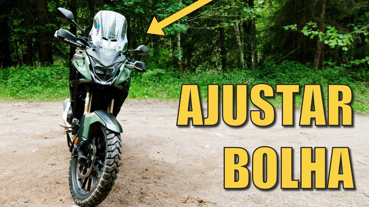 COMO REGULAR ALTURA DA BOLHA CB500X MOTO