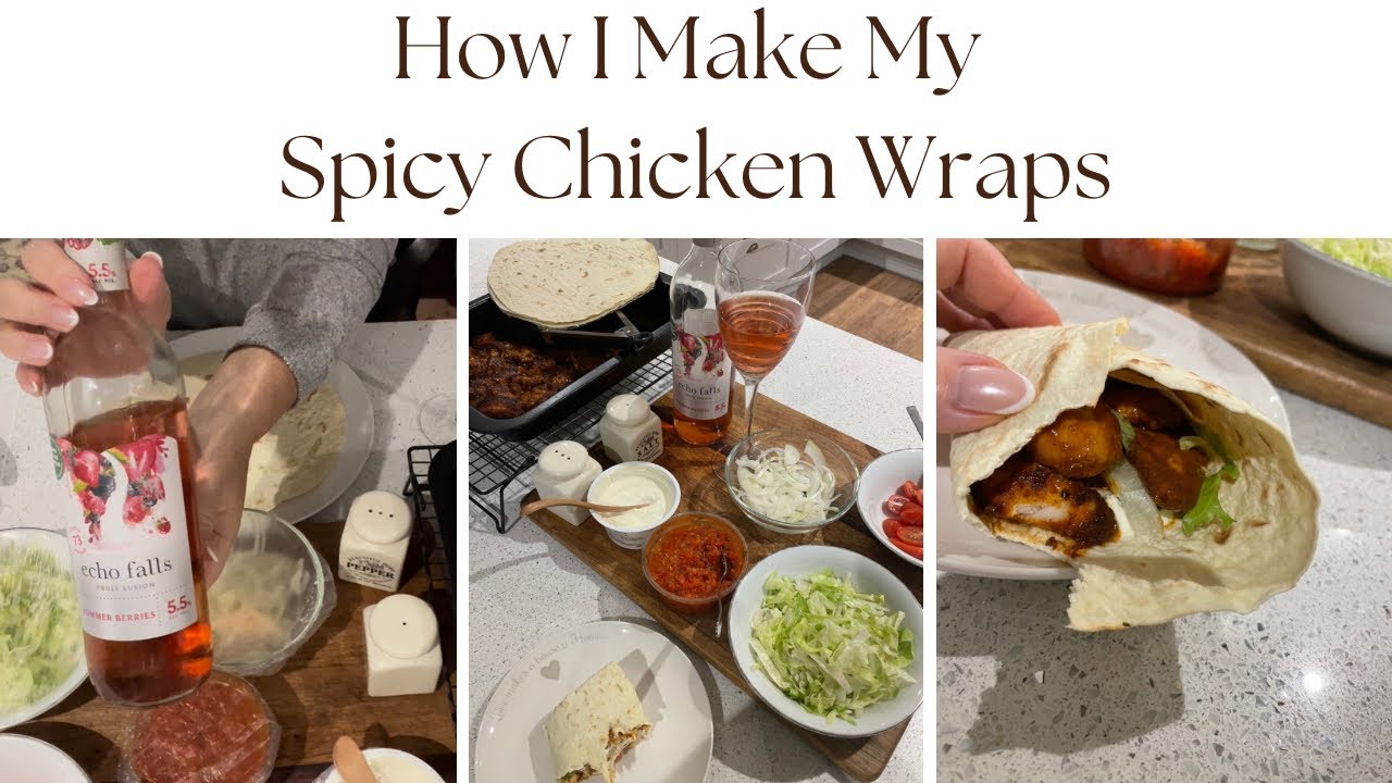 SmallTesco Shop / How I Make My Spicy Chicken Wraps / Easy Cooking / Nov 2023