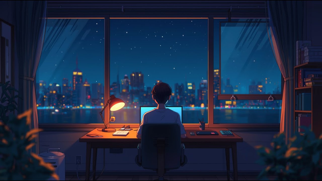 Lights Still On — Midnight Flow State · Lo-Fi for Coding, Reading & Focus (1 Hour)