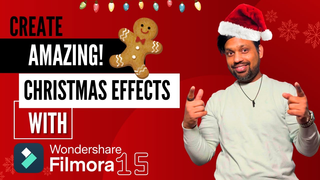 Создавайте потрясающие рождественские видео за считанные минуты с Filmora 15 🎅✨