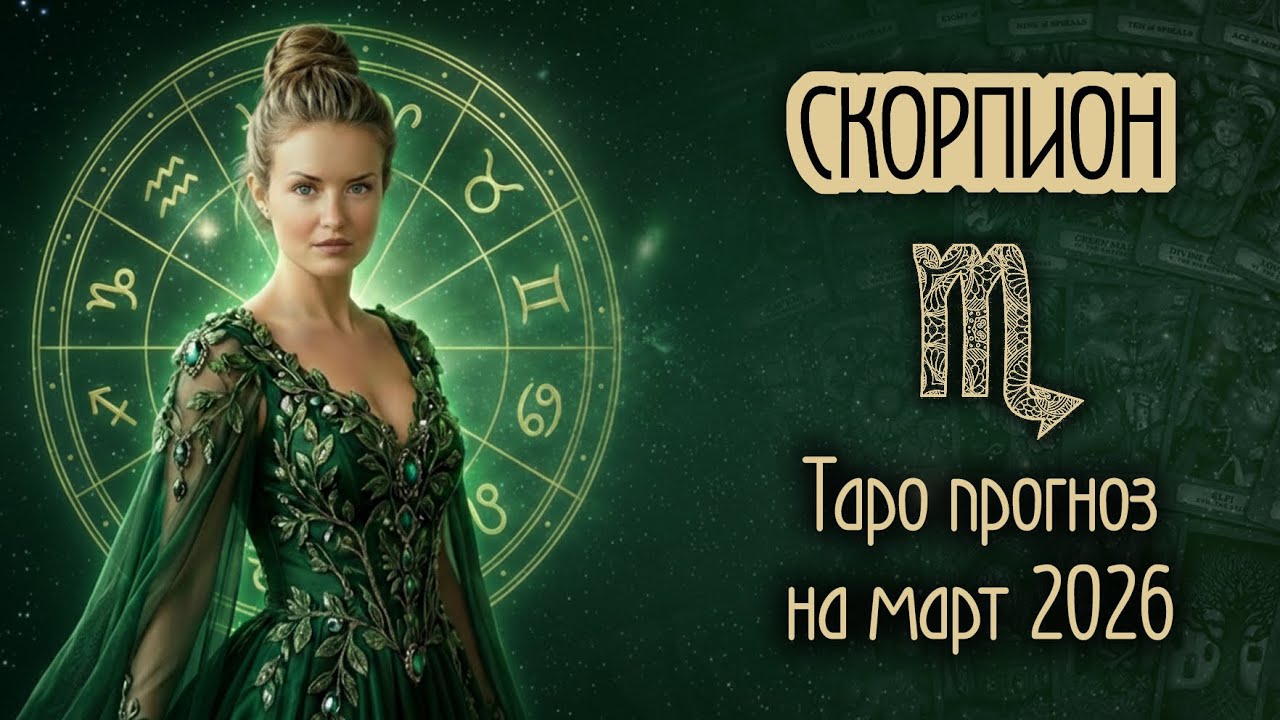 ♏️ СКОРПИОН  - Месяц обновления и удачи. ТАРО прогноз на МАРТ 2026