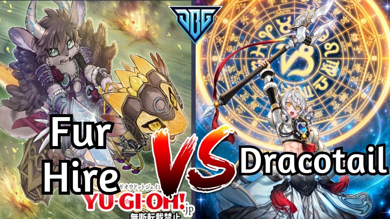 Fur Hire Vs Dracotail Post Burst Protocol Yugioh Match!!