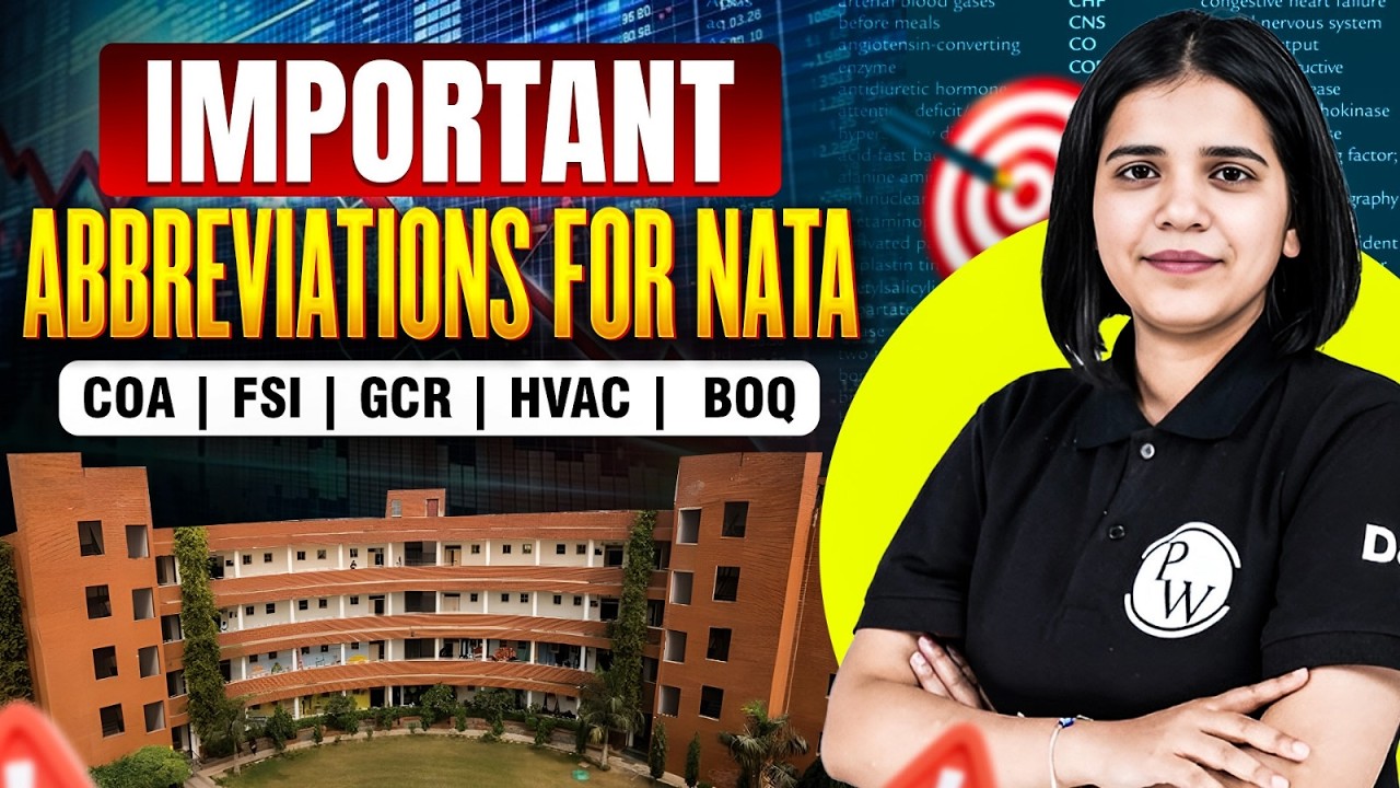 Most Important Abbreviations for NATA | NATA Abbreviations with Full Forms & Meanings