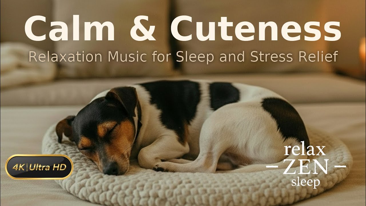 Relaxing Jack Russell Dog with Calm Music | Deep Sleep, Meditation & Stress Relief Sound