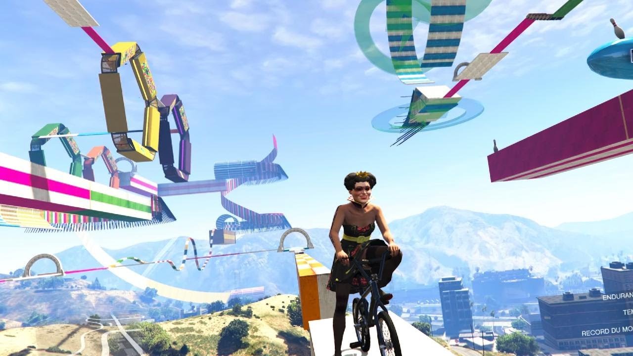 Grand Theft Auto V Cap Parkour  vélo 👌 by Cranibalus 😉