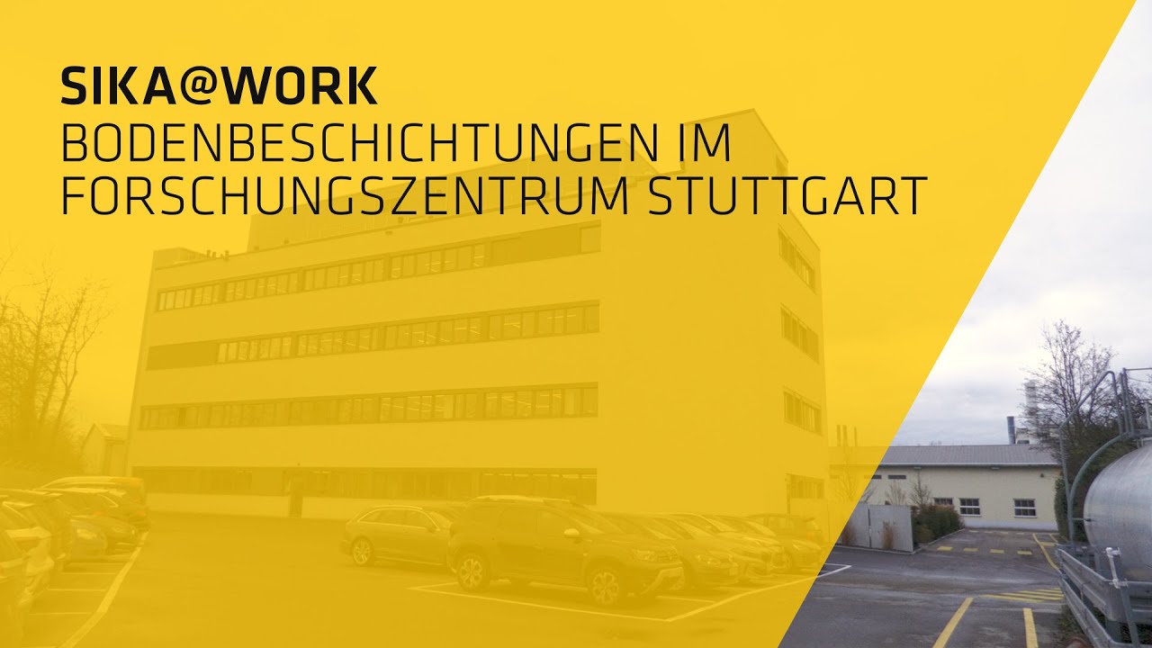 Sika@Work Fußbodenbeschichtung in einem Obergeschoss eines Laborgebäudes