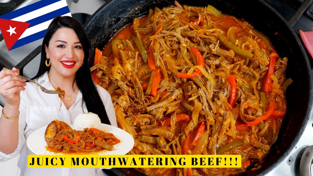 Braised Beef Ropa Vieja From CUBA is a Must Try recipe