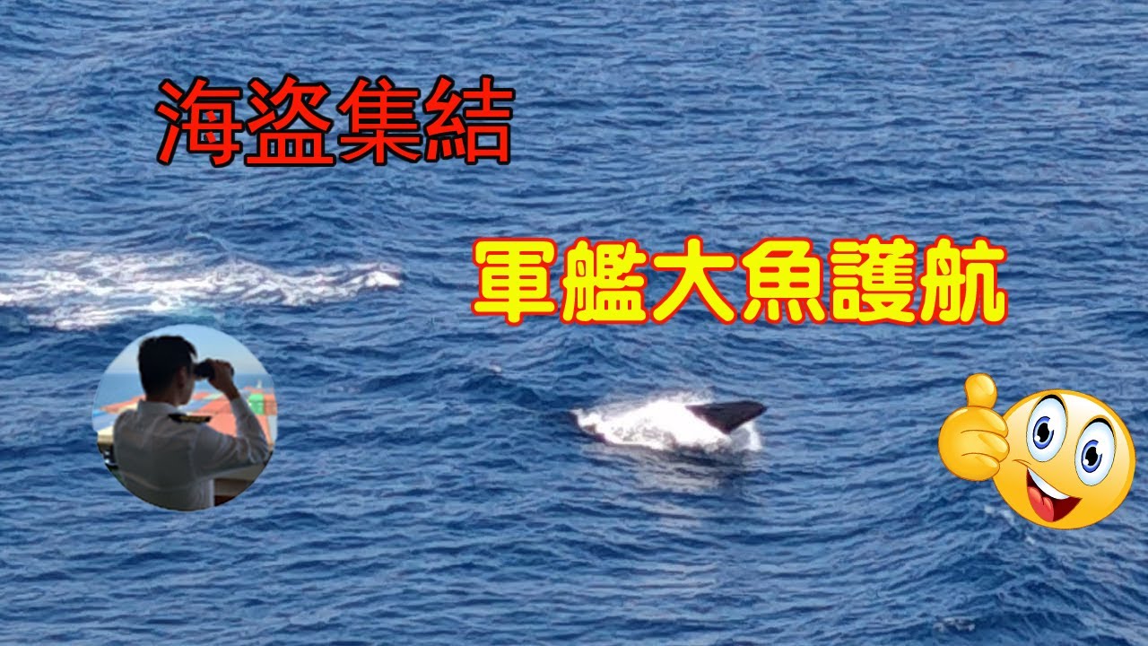 【實拍】亞丁灣海盜瘋狂集結！軍艦大魚威懾群魔！~船員生活實錄