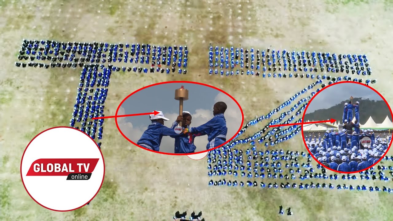 Cheki HAWA WATOTO Walivyotengeneza NENO 'TZ' kwa KUJIPANGA MBELE ya RAIS SAMIA...