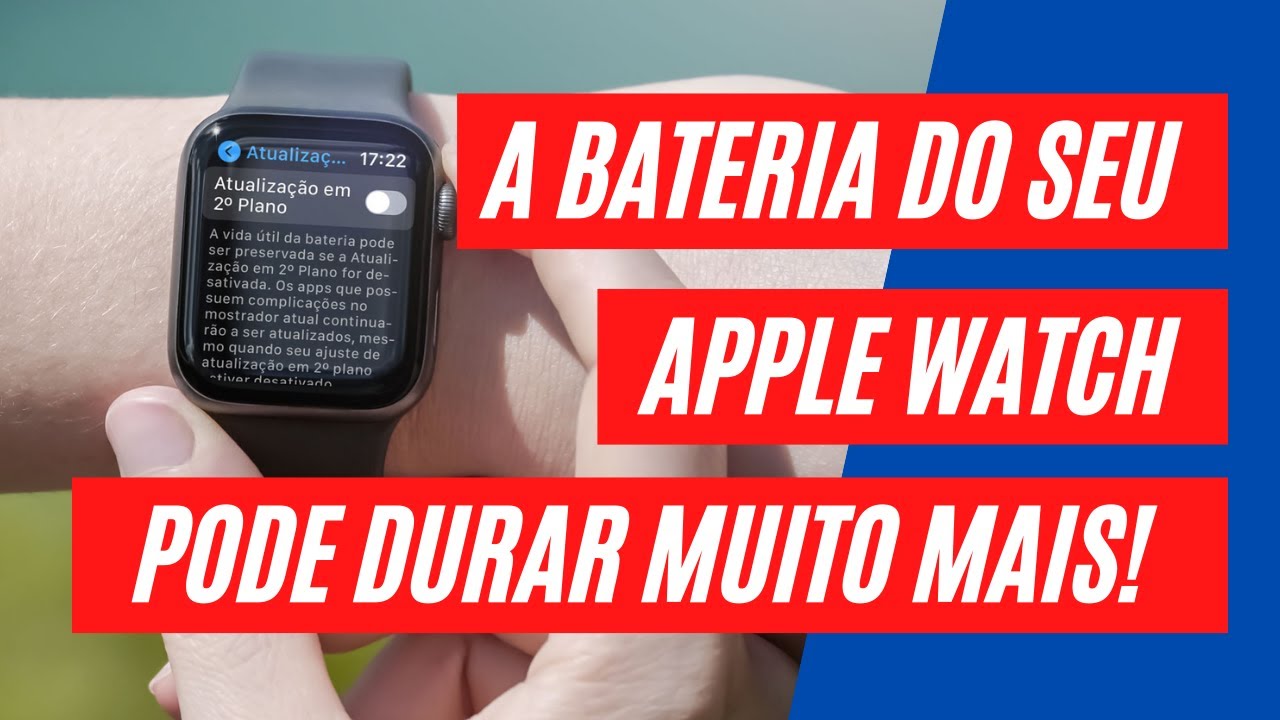 Dicas para Economizar MUITA Bateria do seu Apple Watch | Todos Modelos