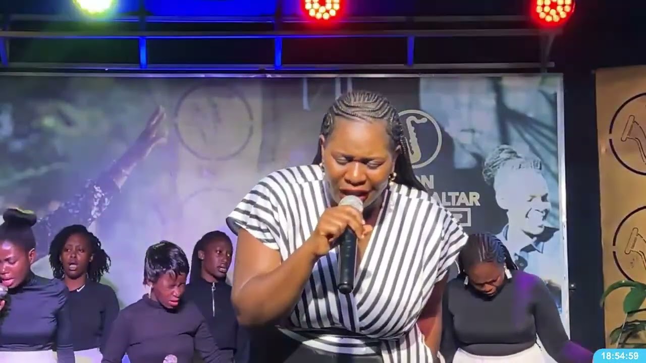 Justine Nabbosa's worship ministration at Zion Worship Altar in Nansana