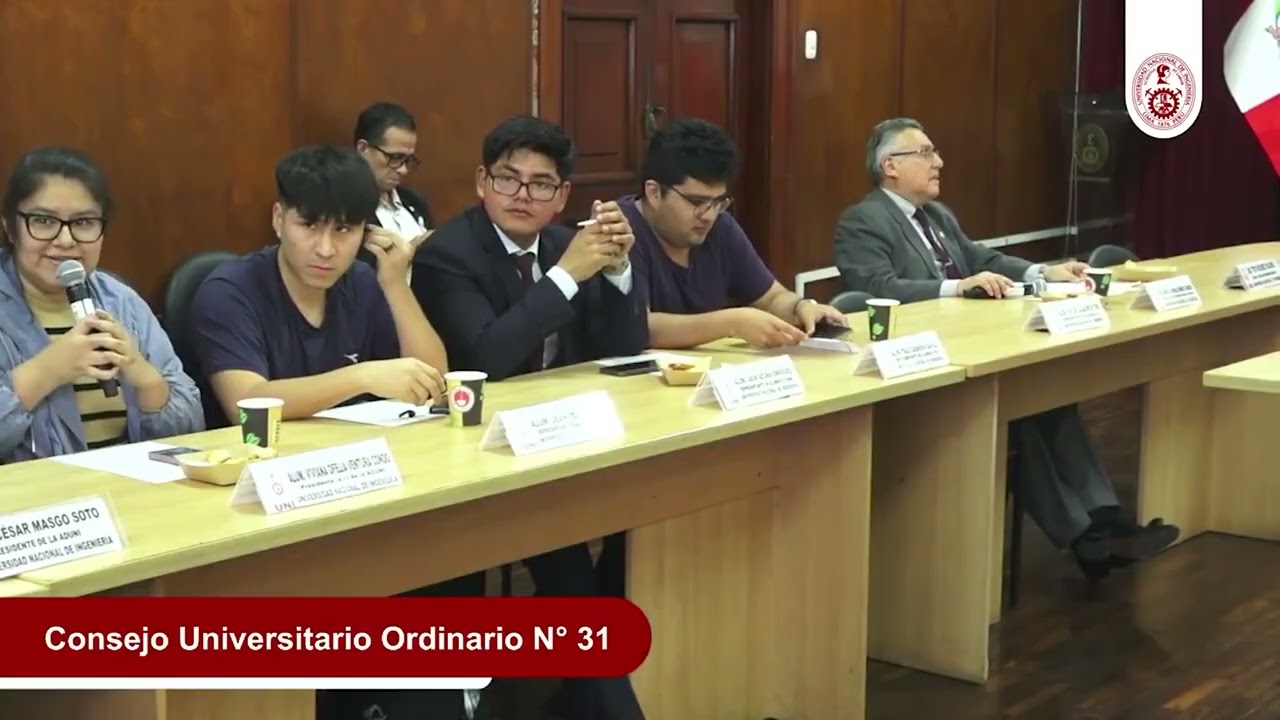 CONSEJO UNIVERSITARIO ORDINARIO PRESENCIAL Y VIRTUAL N° 31 DE FECHA 24-10-25