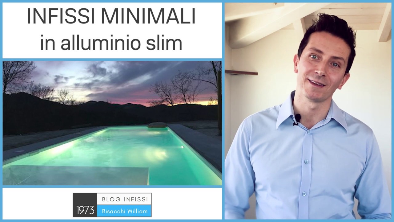 INFISSI MINIMALI IN ALLUMINIO SLIM E INTERIOR DESIGN