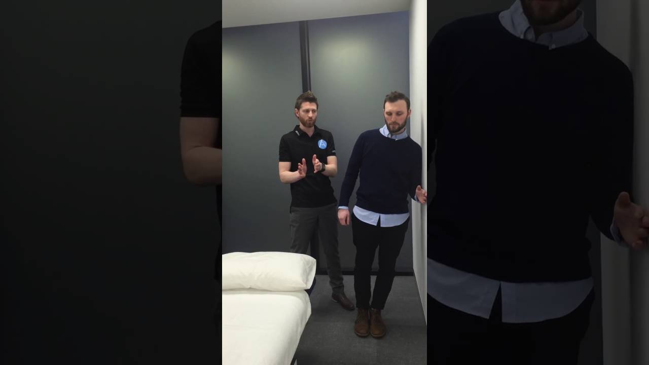 McKenzie Method: Side-glide self correction of lateral shift to relieve back pain and sciatica