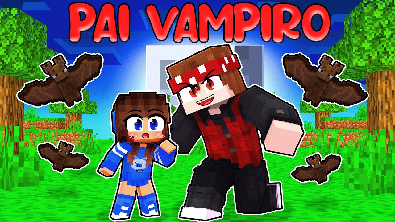 MEU PAI é um VAMPIRO no Minecraft ◂Miika▸