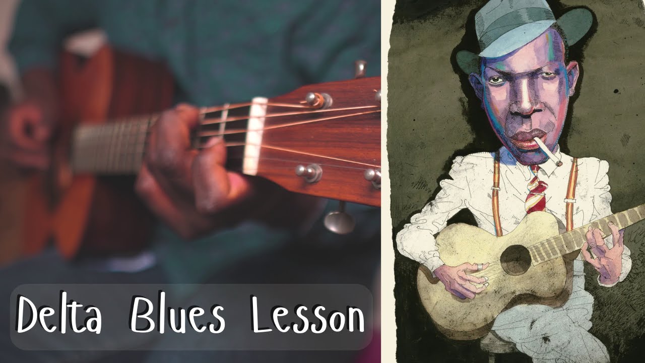 An Awesome Robert Johnson Style Delta Blues Lesson / With Tabs
