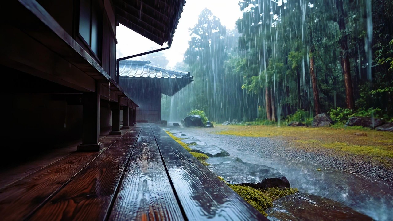 Heavy Rain Sounds for Sleeping 🌧️ | Deep Relaxing Rainfall for Stress Relief