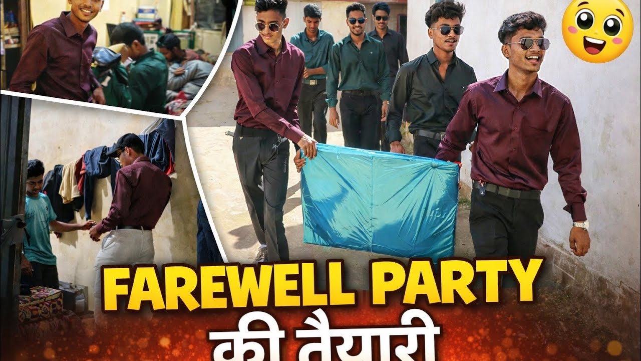 Farewell Party Jaane Ki Taiyari | College/Hostel Farewell Vlog  2025
