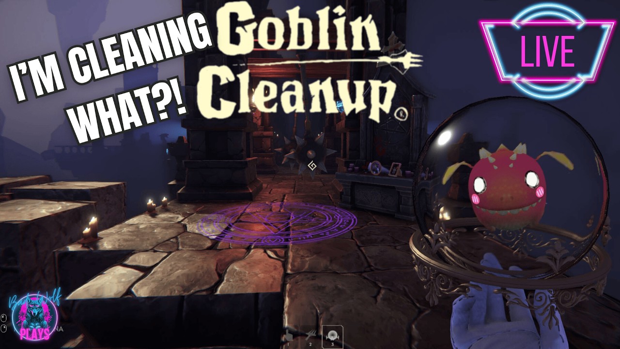 Happy 1 Year Naria! Now Grab a Mop 🧹 | Goblin Cleanup Co-Op Chaos