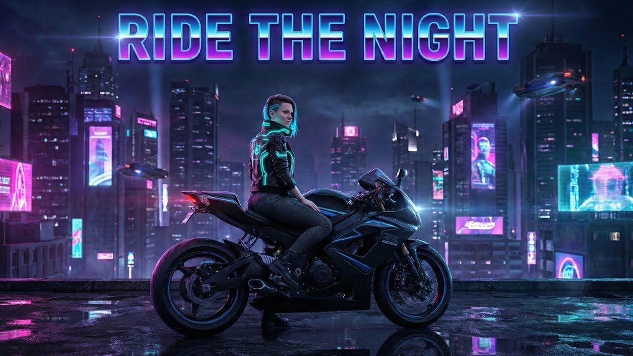 CYR4 – Ride the Night [Official Visualizer] (Cyberpunk Synthwave)