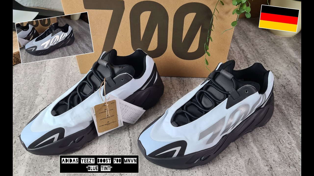 adidas Yeezy Boost 700 MNVN Blue Tint - Ausgepackt und Meinung zum Blue Tint 🤔 80%