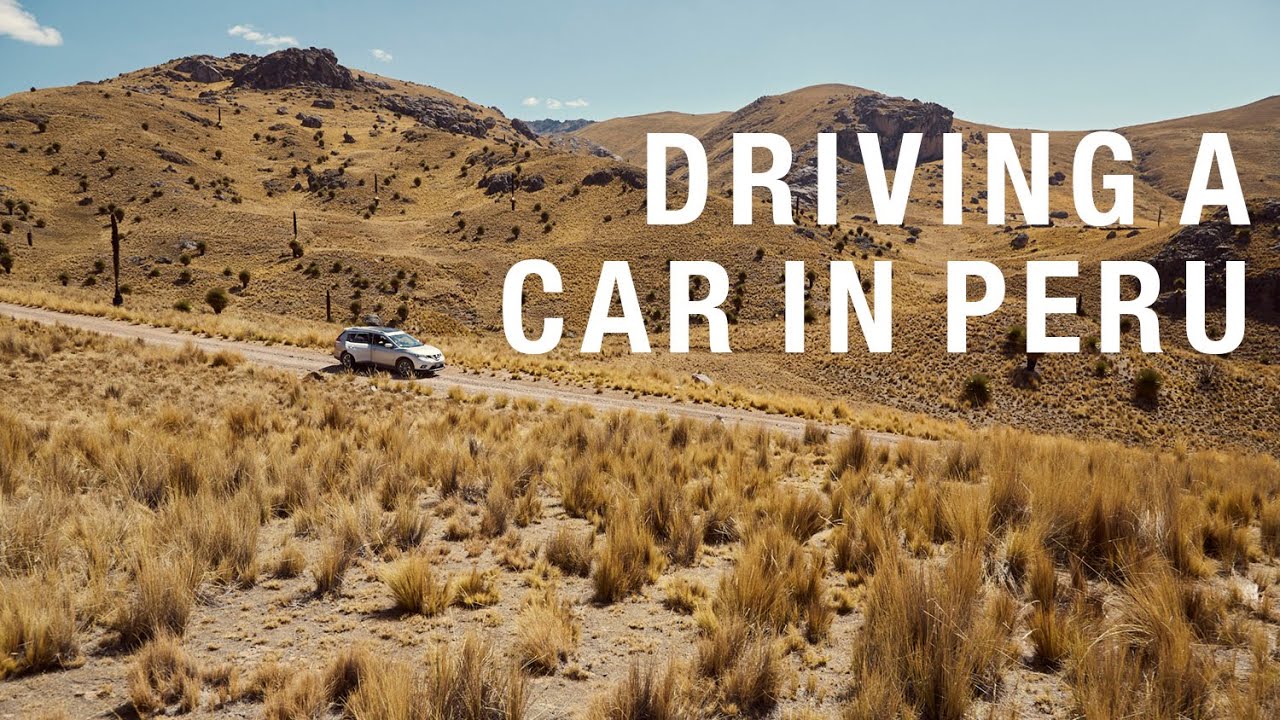 Driving a car in Peru - road conditions route Arequipa - Puno - Cusco