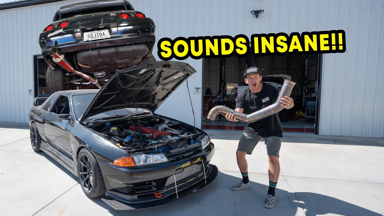 Building the PERFECT 1 of 1 Custom R32 GTR Exhaust!
