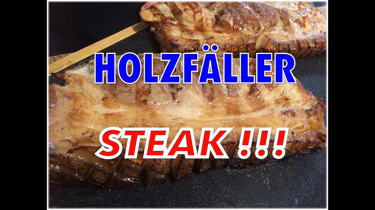 Holzfällersteaks vom Grill mariniert bzw. gepökelt --- Klaus grillt