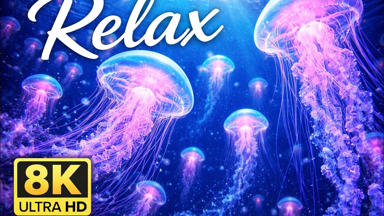 Underwater Ambience 8 Minutes | Relaxing Ocean Sounds for Sleep, Study & Deep Relaxation