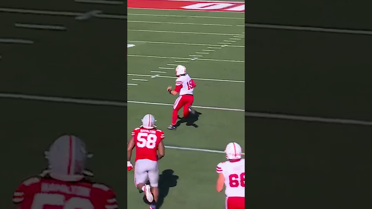 Dylan Raiola is only 19... 🤯 #cfb #football #nebraska