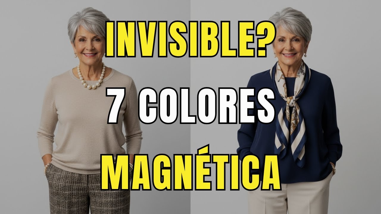 ¡Si Te Sientes Invisible Después de los 60, Estos 7 Colores Te Hacen Magnética!
