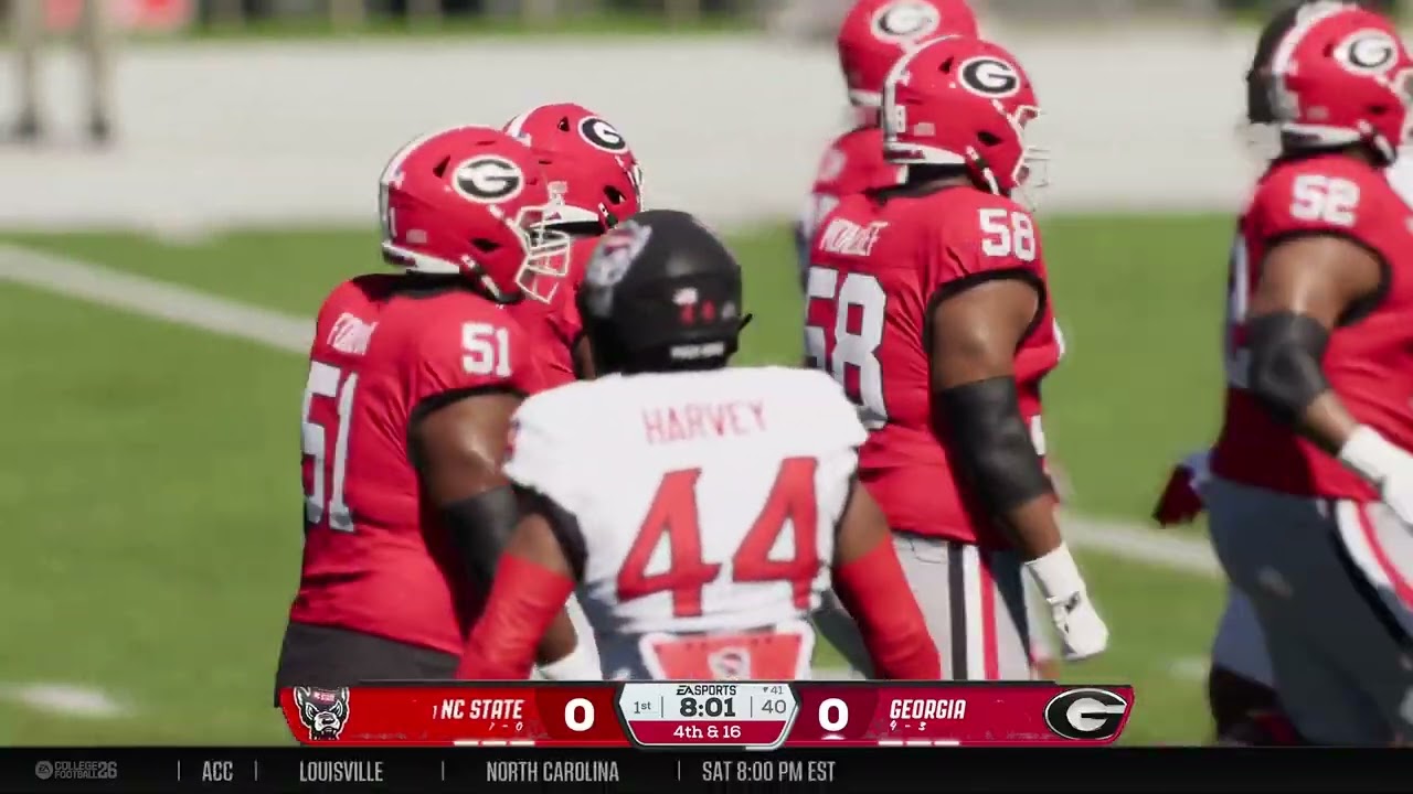 2046 Week 9: #1 NC State (7-0 [4-0]) @ Georgia (4-3 [2-1])