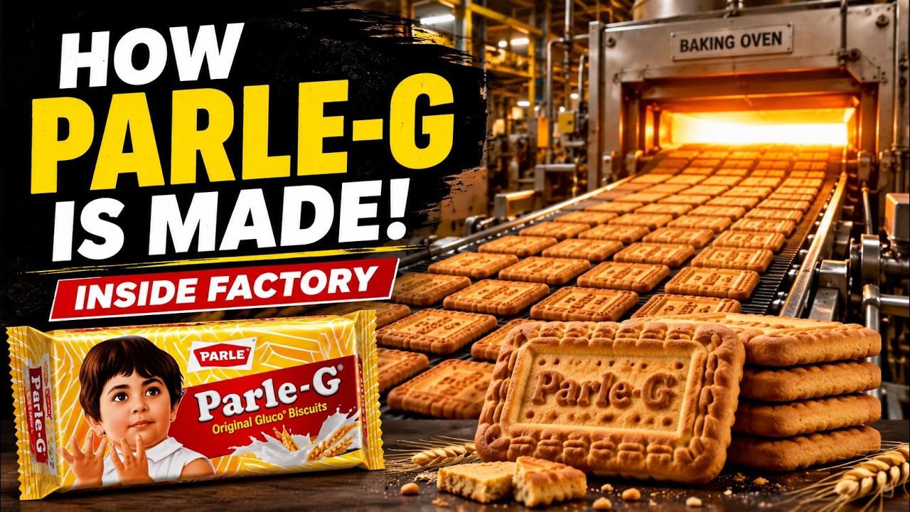 Inside the Parle-G Factory How Millions of Glucose Biscuits Are Made Every Day (Full Process)