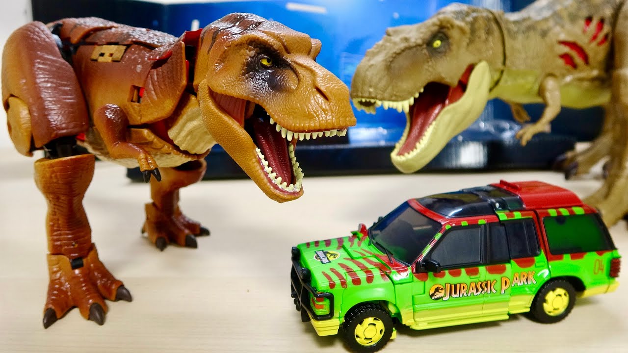 感動のコラボ商品! タカラトミーモール限定 JURASSIC PARK × TRANSFORMERS ジュラシック・パーク2パック