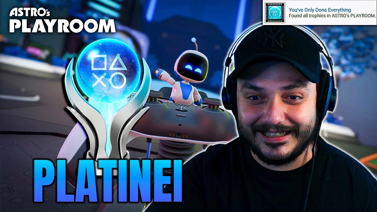 A PlayStation SABE construir história! Platinei o Astro’s Playroom