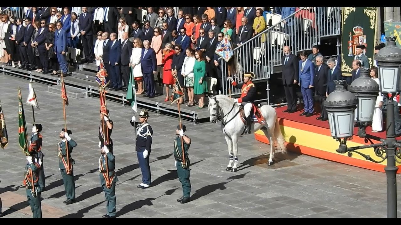 Semana de la Guardia Civil. Desfile en la Plaza Mayor de Salamanca. 7 de octubre de 2018
