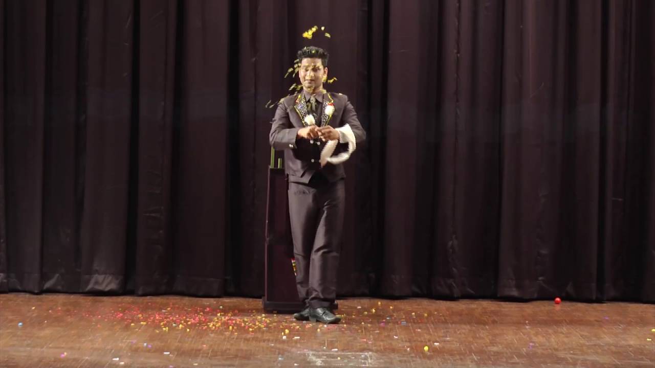 world best flower magic act by Magician Ravi Raval