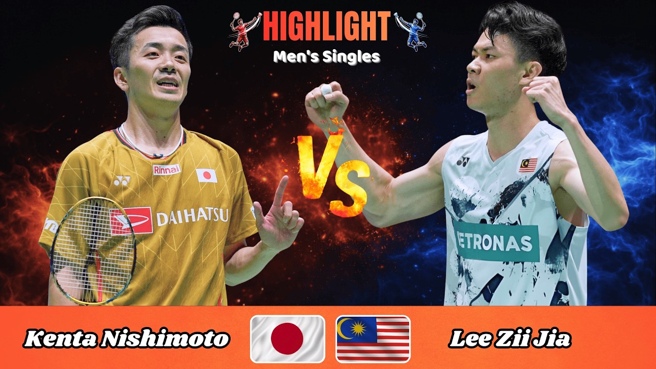 Men's Singles | Kenta Nishimoto (JPN) vs Lee Zii Jia (MAS) | Badminton 2026