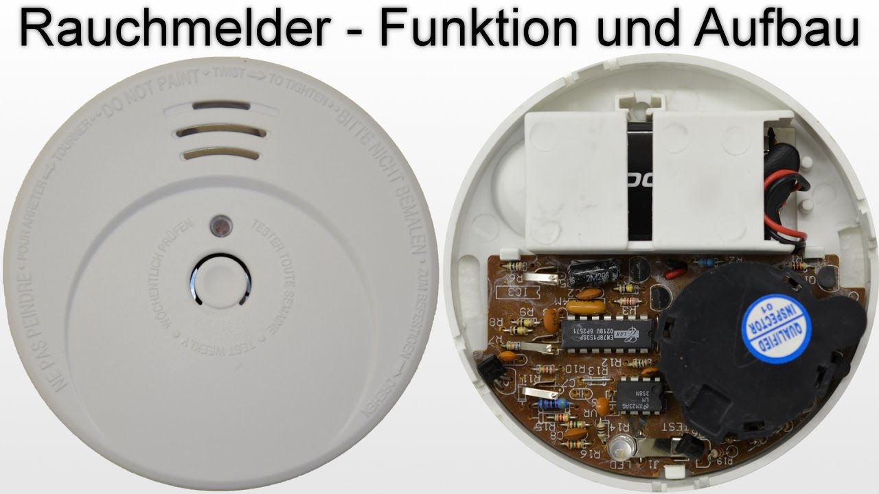 Rauchmelder (Rauchwarnmelder) - Funktion, Aufbau und Informationen